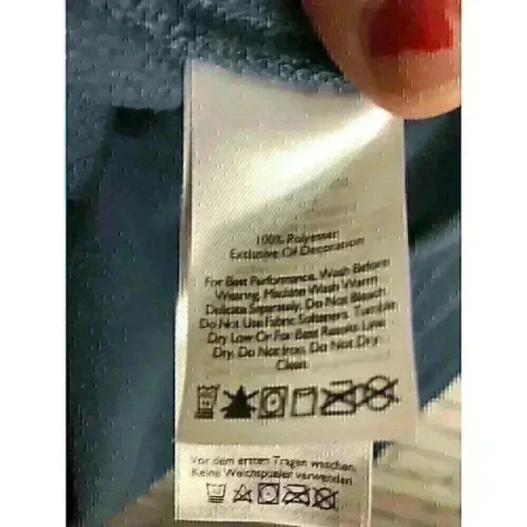 Eddie Bauer Mens Size TL Blue Quarter Zip Pullover - Picture 6 of 6